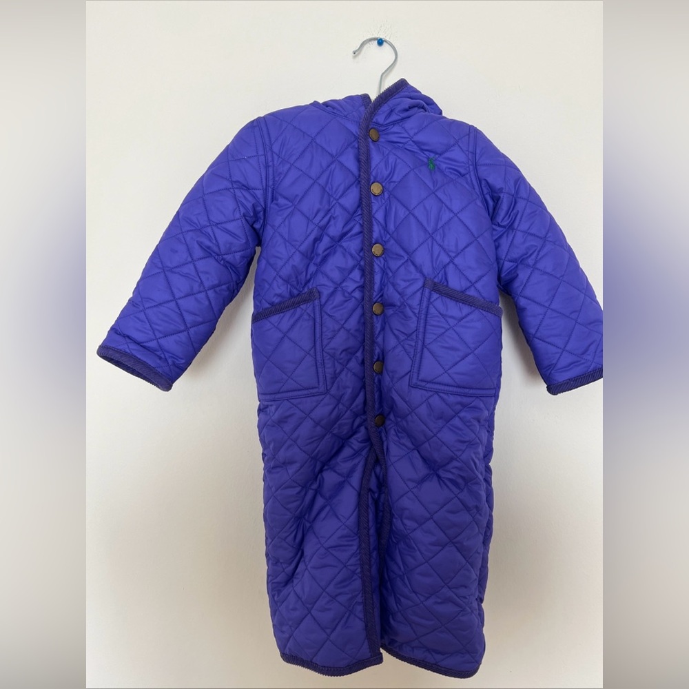 Ralph Lauren Quilted Blue Kids Sleep Sack